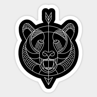 Wild bear Sticker